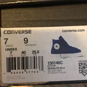 Royal Blue Converse BRAND NEW